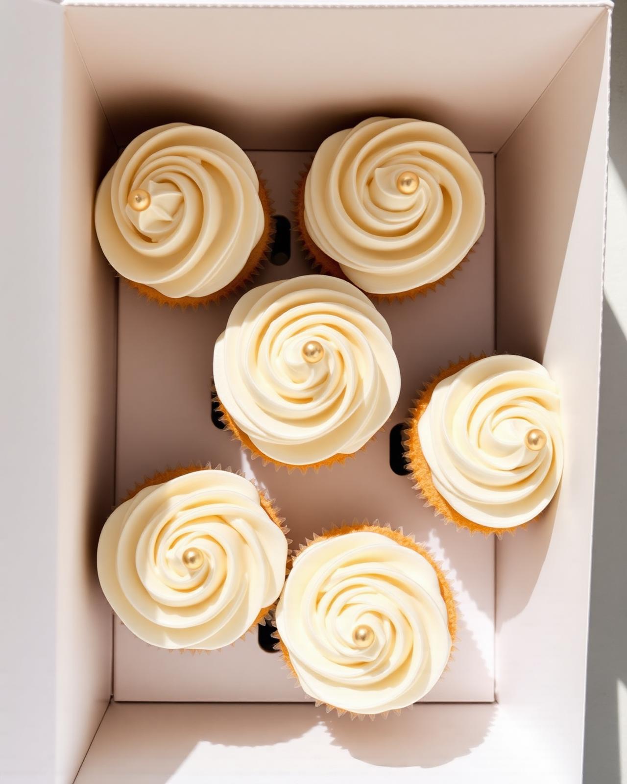 Vanilla Cupcakes (box of 6)